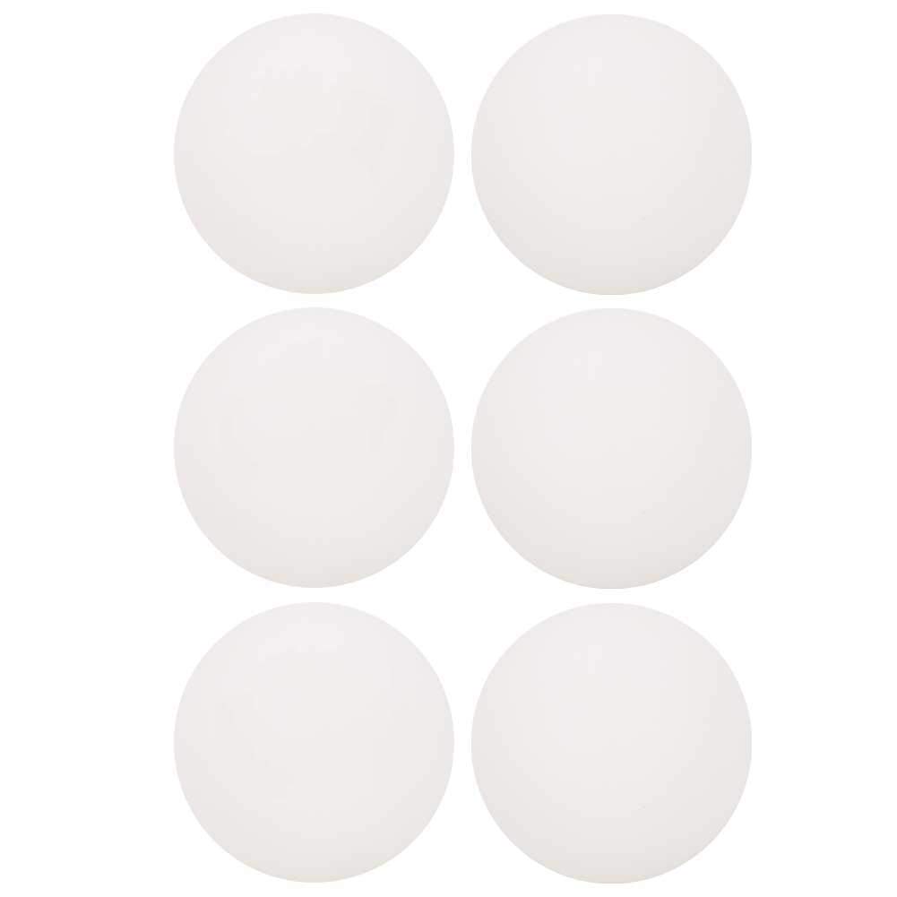 6-Pack ABS Table Tennis Balls - Professional Ping Pong Balls for Training & Competition | Durable White Sports Equipment for Indoor/Outdoor Games, Gym, School PE Class & Family Fun