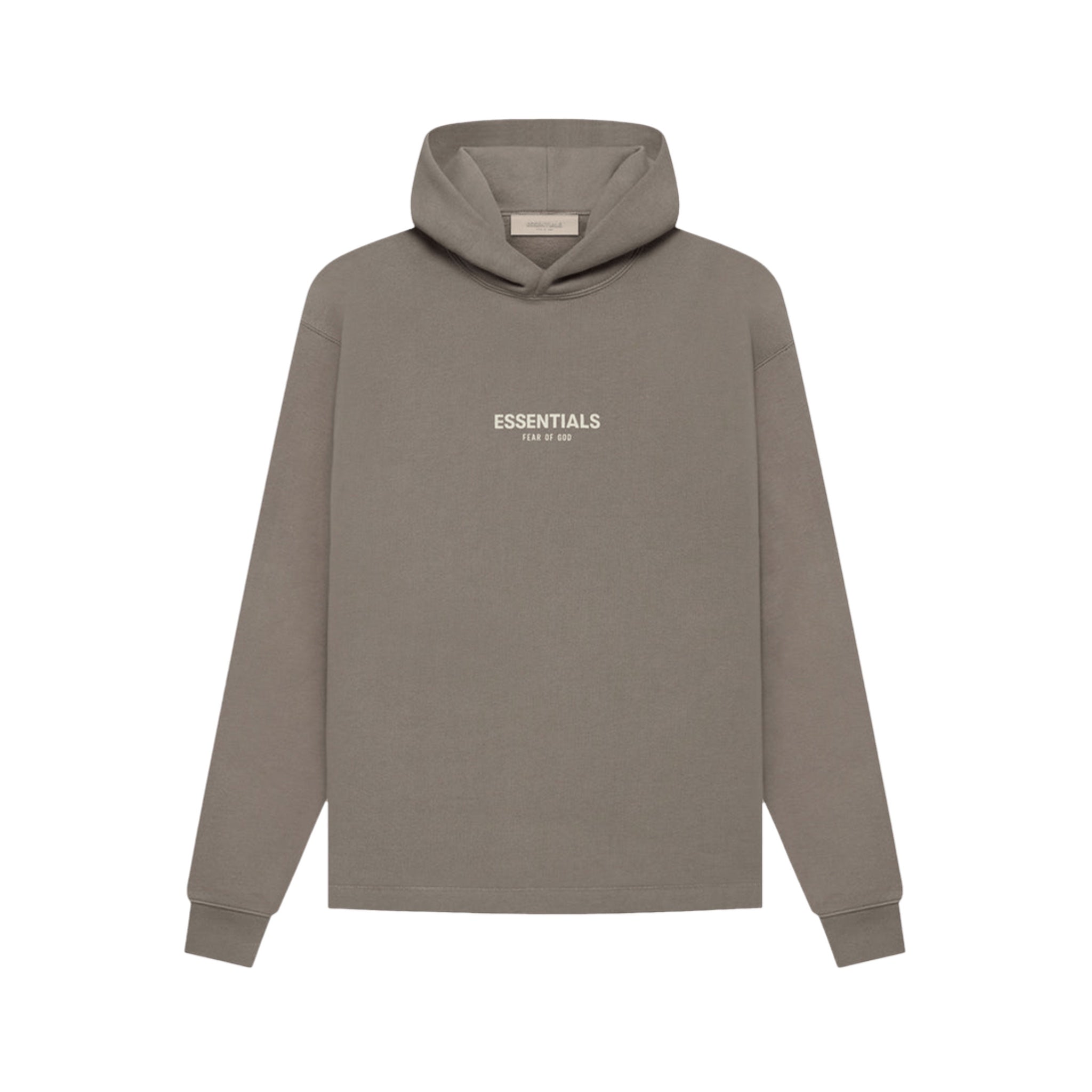 Fear of God Essentials Relaxed Fit Hoodie for Men - Desert Taupe Pullover Sweatshirt | Casual Streetwear & Loungewear for Everyday Comfort