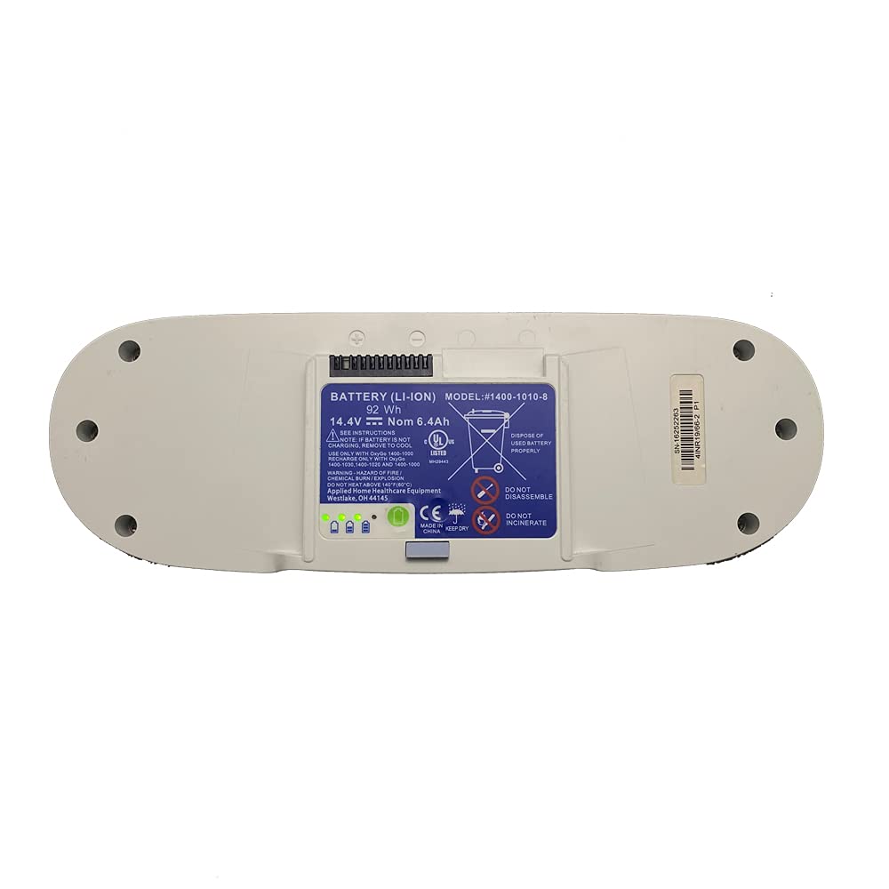 Original BA-300 Replacement 14.4V 92Wh 6.4Ah Li-ion Battery for #1400-1010-8 Oxygen Machine - Compatible with LINCARE Portable Oxygen Concentrators - Perfect for Travel, Emergency & Home Healthcare Use