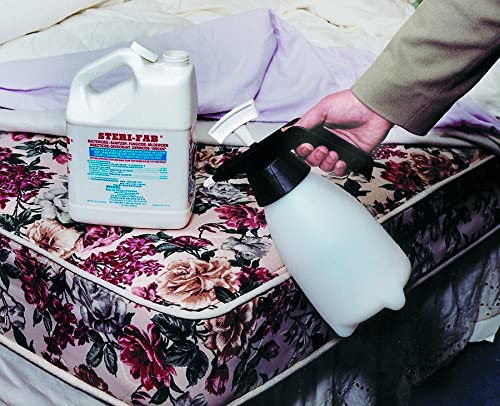 Steri-Fab Bed Bug & Dust Mite Killer Spray - 4 Gallon Professional Insecticide Treatment for Mattresses, Furniture & Home Protection | Eliminates Bed Bugs, Fleas, Ticks & Allergens | Safe for Homes, Hotels & Commercial Use