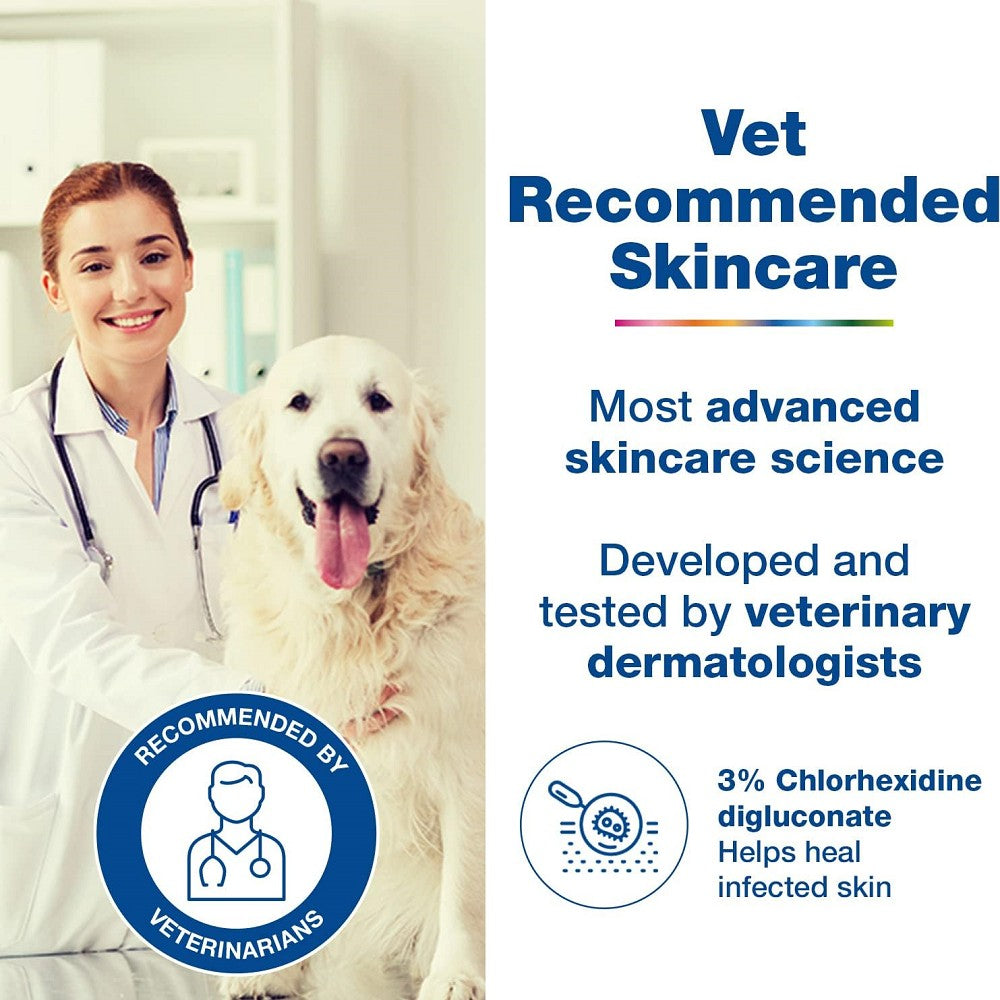 Natural S3 PYO Shampoo for Dogs & Cats - Gentle Pet Shampoo with Organic Ingredients for Itchy Skin & Flea Control | Perfect for Bathing, Grooming & Allergy Relief