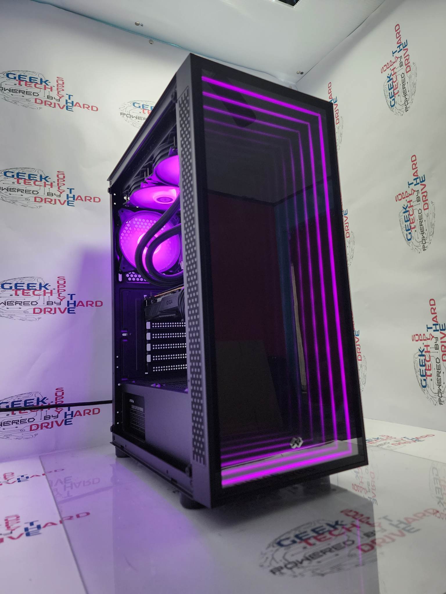 Pinnacle High-Performance Gaming Desktop PC - Intel Core i9 16-Core, 1TB SSD, NVIDIA RTX 4070, RGB Lighting, Liquid Cooling, WiFi 6 - Ultimate Gaming & Streaming Setup for Esports & 4K Gaming