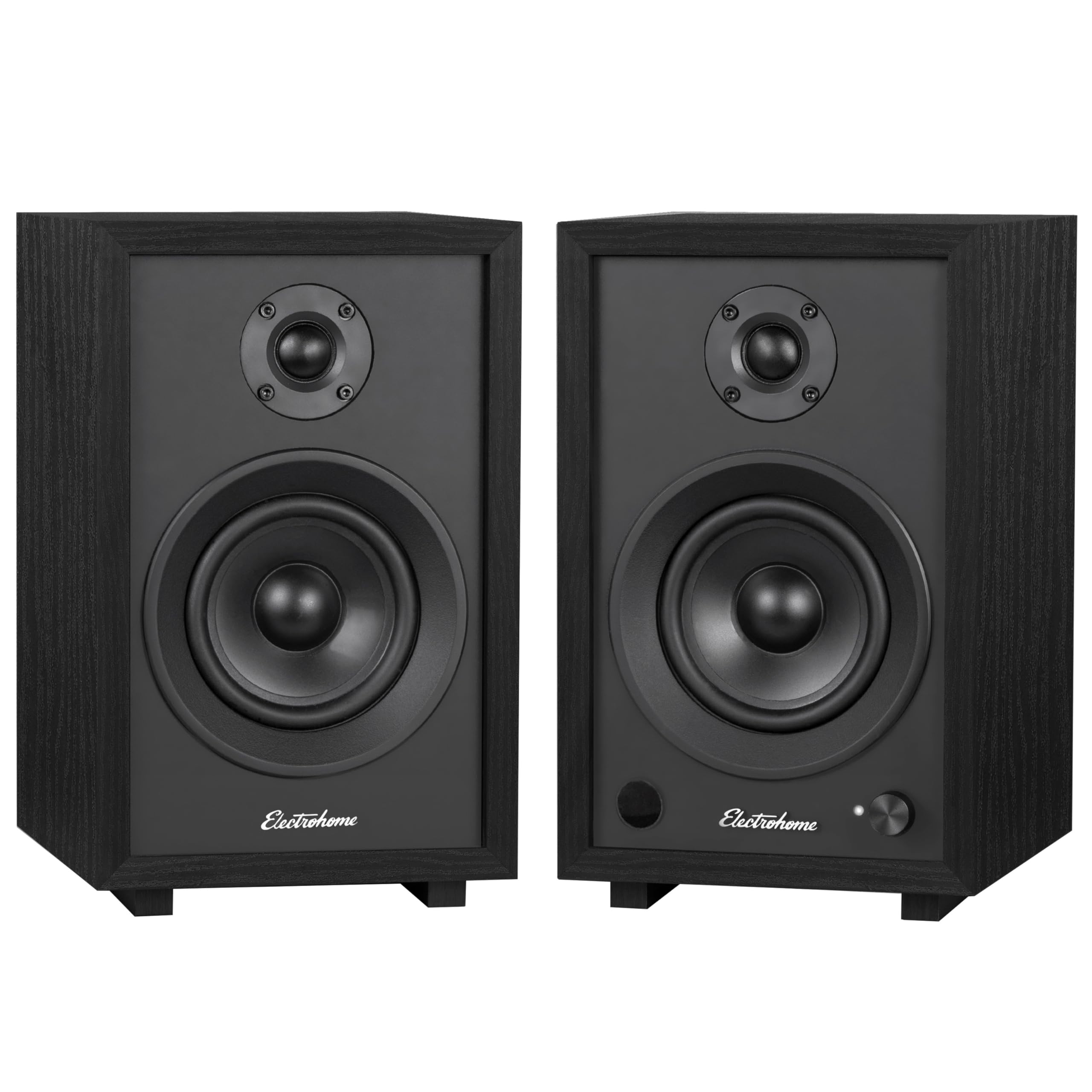 Electrohome McKinley 2.0 Stereo Powered Bookshelf Speakers with Built-in Amplifier - 4