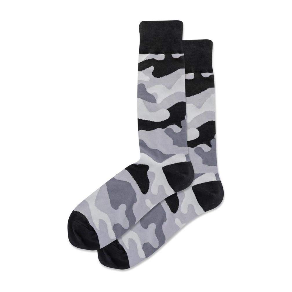 Hot Sox Men's Classic Pattern & Solid Novelty Casual Socks - Comfortable Fashion Socks for Everyday Wear, Work & Gifts