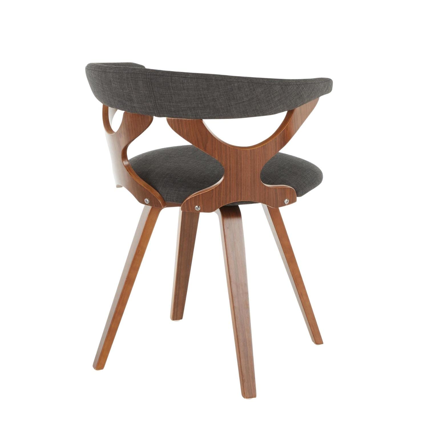 LumiSource Gardenia Upholstered Dining Chair - Mid-Century Modern Kitchen Chair for Dining Table - Comfortable & Stylish Seating for Home, Restaurant, and Office Use