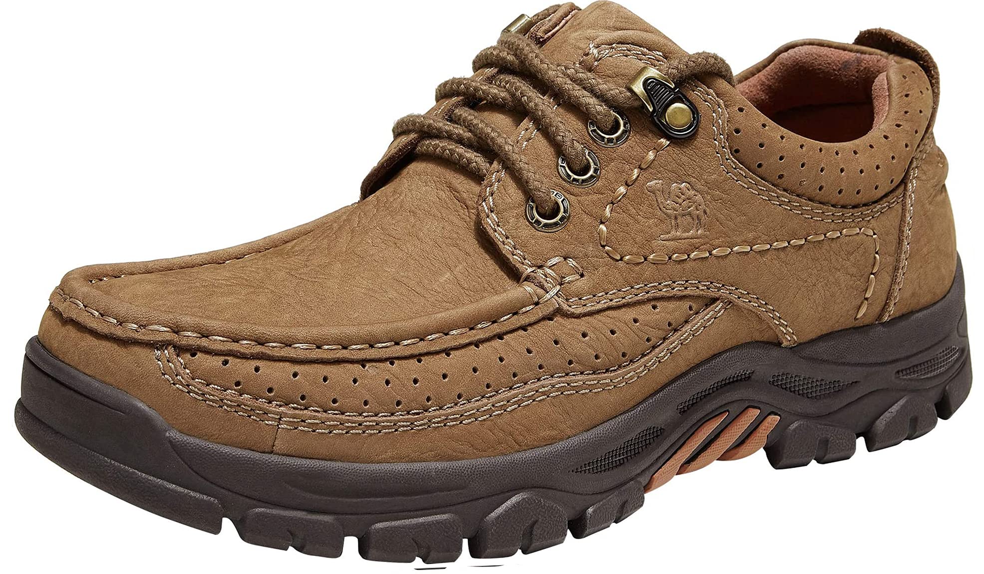 CAMEL CROWN Men's Comfortable Loafers - Breathable Oxford Dress Shoes for Work, Travel & Casual Wear - Slip Resistant Walking Shoes for Business & Outdoor Activities