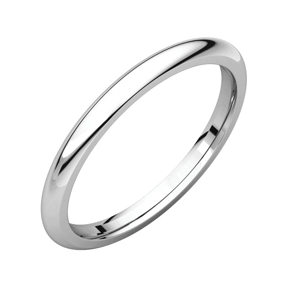 DiamondJewelryNY 2mm Sterling Silver Comfort Fit Wedding Band for Men & Women - Perfect for Engagement, Anniversary, and Everyday Wear