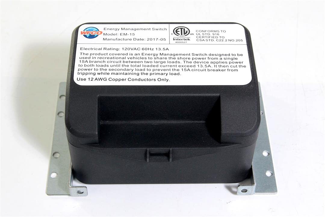15A Energy Management Switch - Smart Power Saving Device for Home & Office | Perfect for Appliances, Electronics & Energy Efficiency