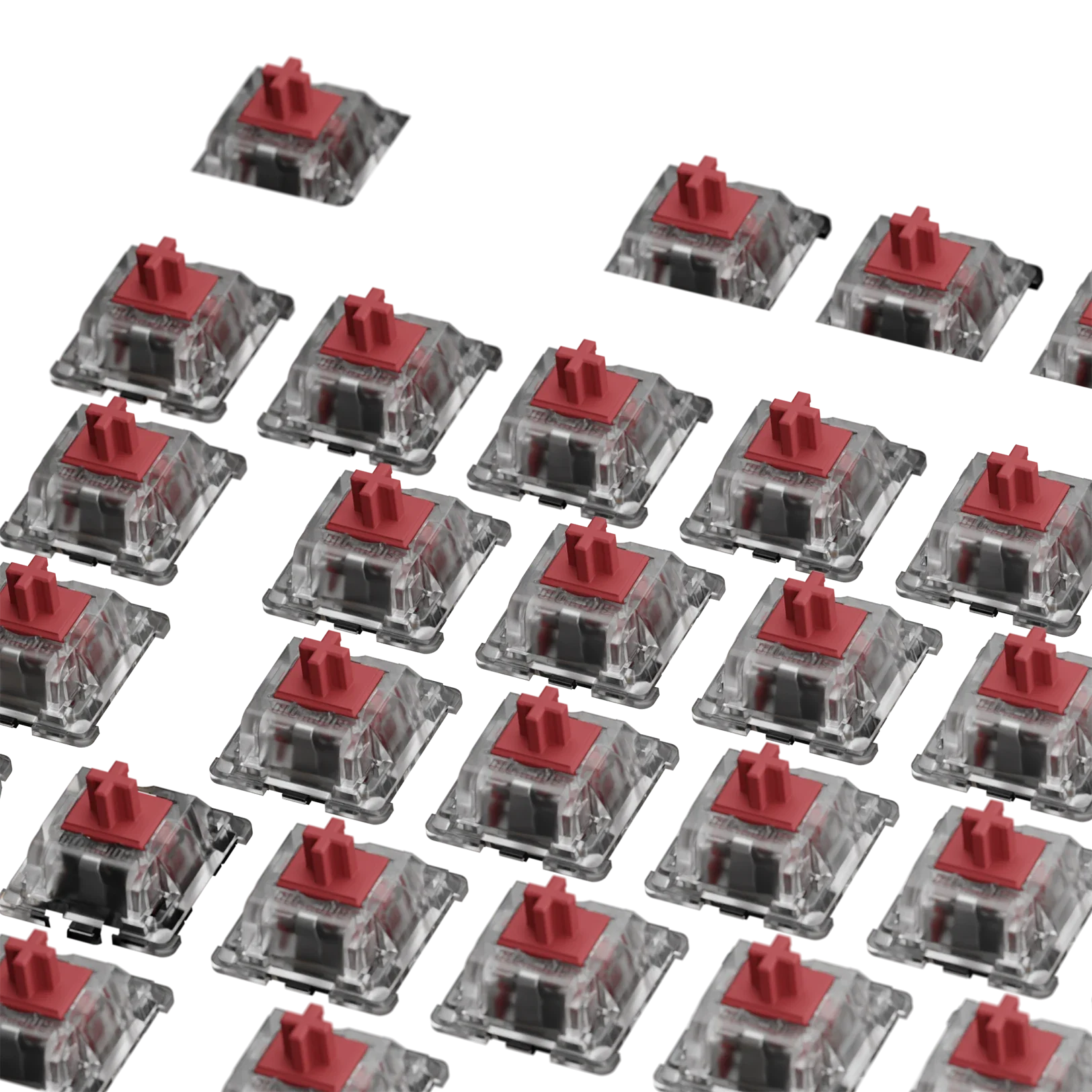 Glorious Fox Heavy MX 100 ISO Mechanical Keyboard Switches - Premium Gaming & Typing Key Switches for Mechanical Keyboards (100 Pack) - Perfect for Esports, Programming & Office Work
