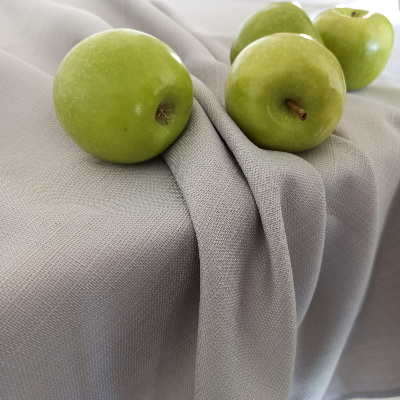 Altamira Pearl Grey Tablecloth 60x102 Inches - Elegant Dining Table Cover for Weddings, Parties & Home Decor