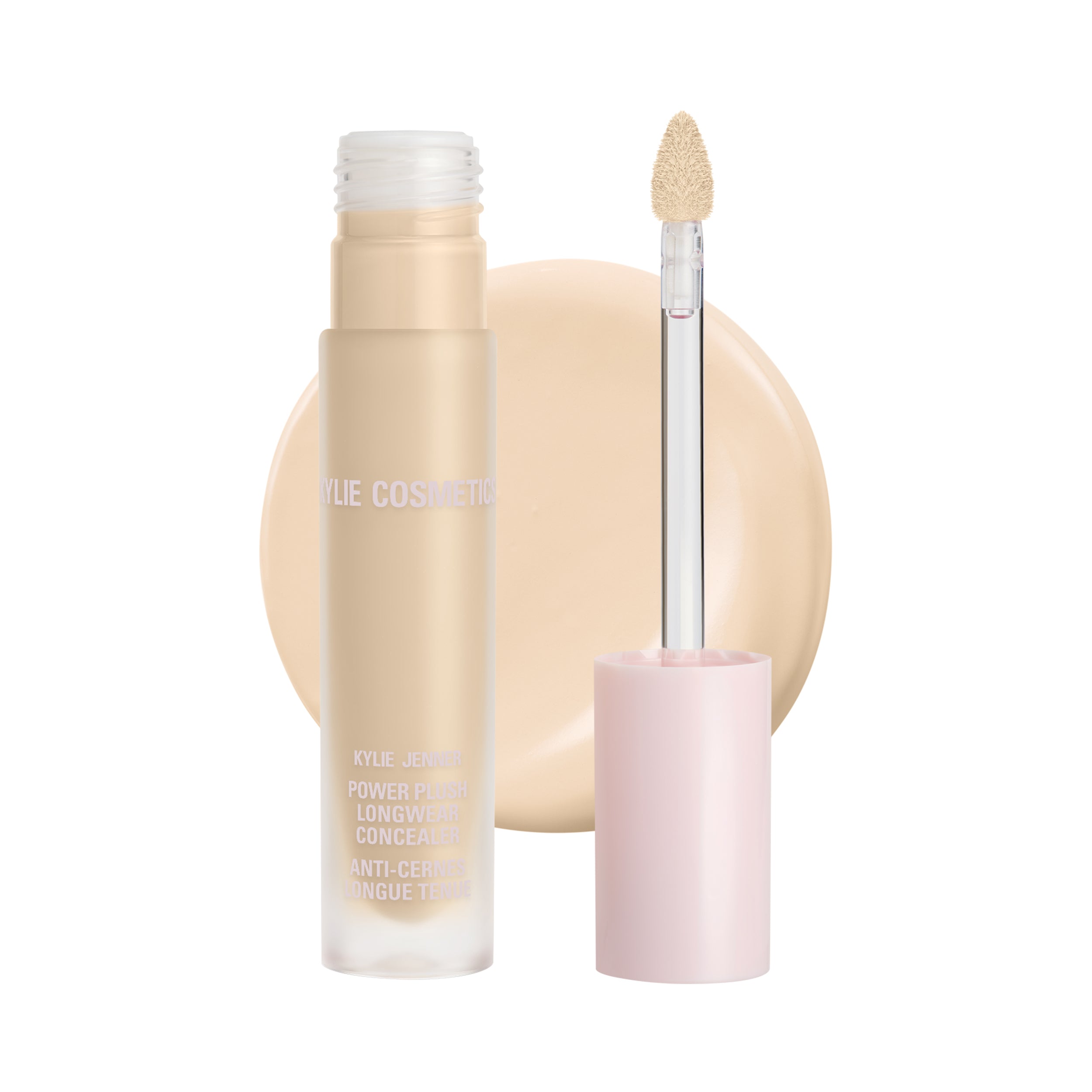 Long-lasting Power Plush Concealer - Full Coverage & Hydrating for Flawless Skin | Perfect for Daily Makeup & Special Occasions