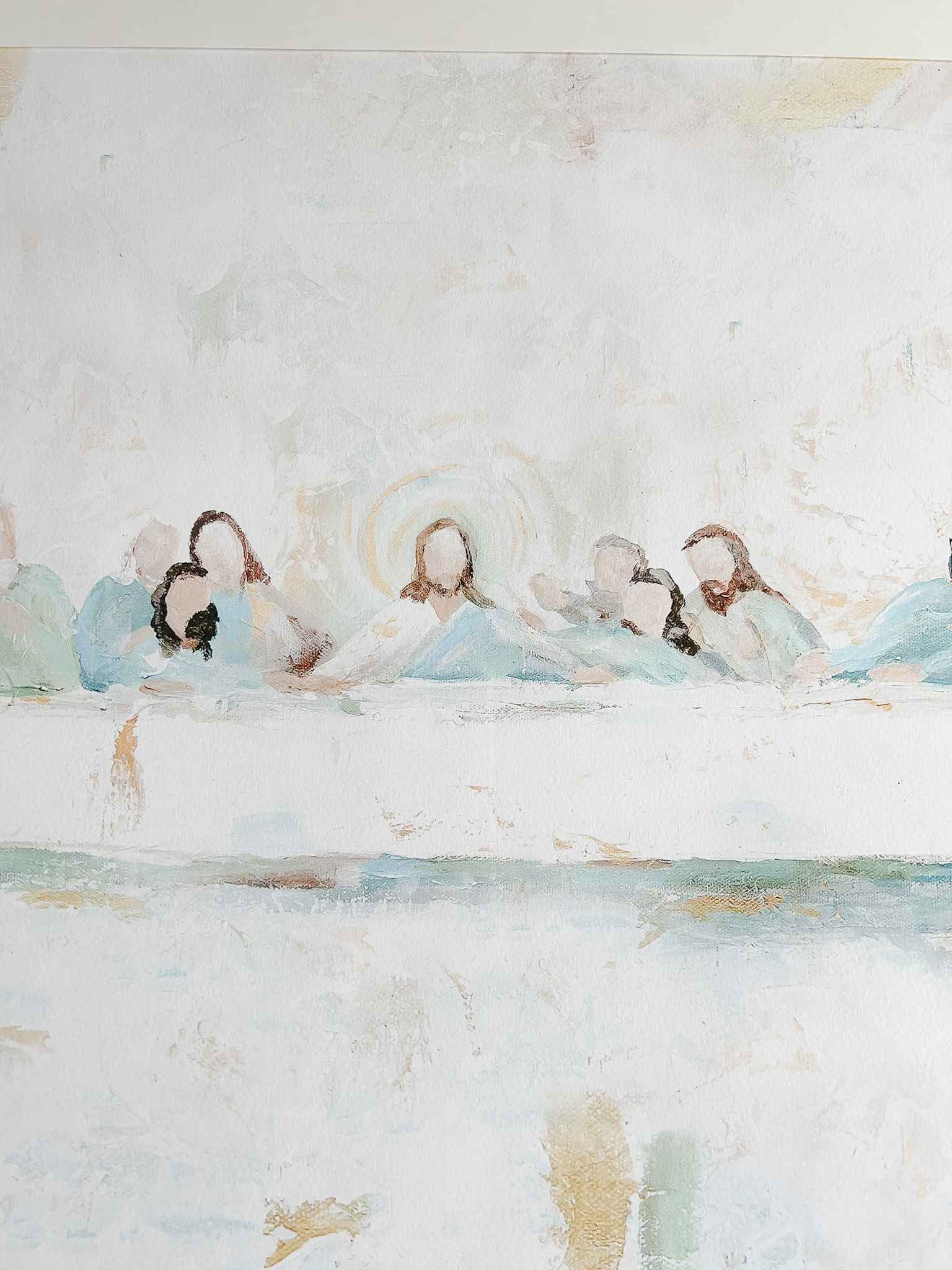 The Last Supper Wall Art Print - High Quality Jesus Christ Religious Painting for Home Decor, Church, and Office - Perfect for Living Room, Bedroom, and Gifts