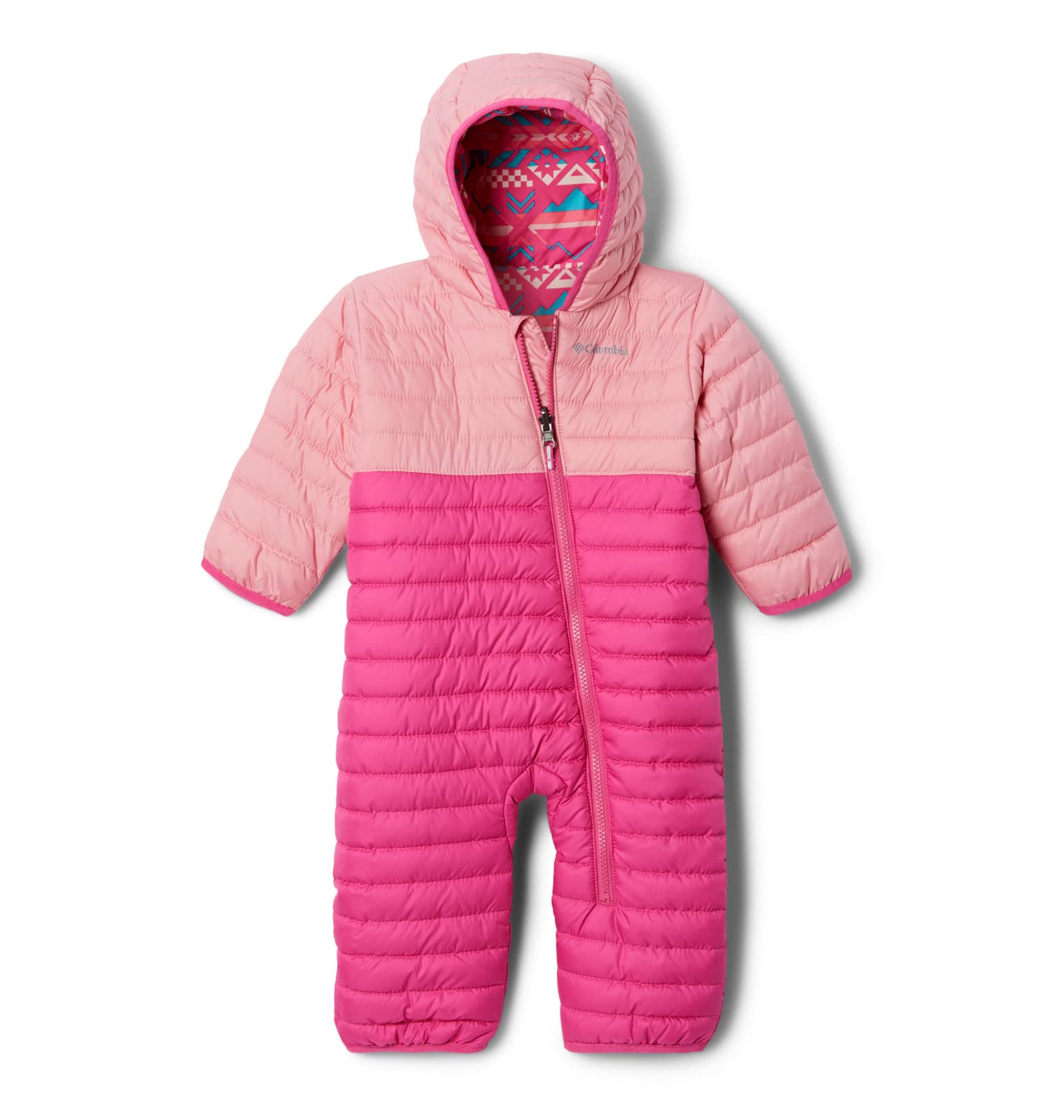 Columbia Baby Unisex Powder Lite Reversible Bunting - Warm Winter Snowsuit for Infants & Toddlers - Perfect for Outdoor Play, Snow Days & Cold Weather Adventures