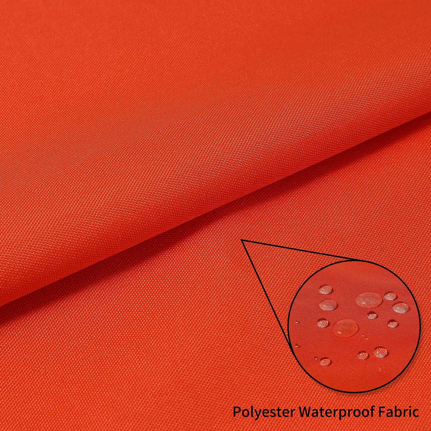 10'×13'×16' Orange Triangle Shade Sail - UV Block & Waterproof Sun Canopy for Backyard, Patio, Garden, Pool | Custom Outdoor Shade Solution for Summer Relaxation & Outdoor Activities