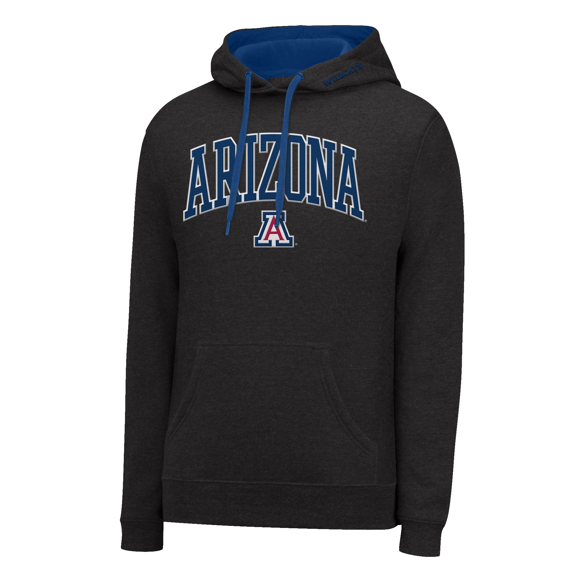 J America NCAA Men's Single Dye Arched School Name Twill Hoodie - Comfortable College Fan Apparel for Game Day & Campus Wear