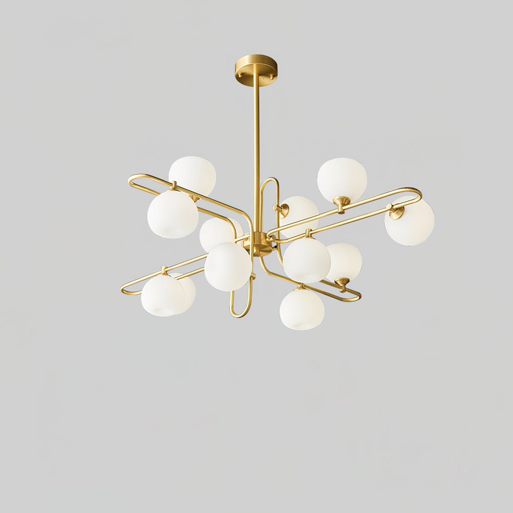 Lexington Chandelier - Elegant Crystal Ceiling Light Fixture for Dining Room, Living Room & Bedroom | Perfect for Home Decor & Interior Design