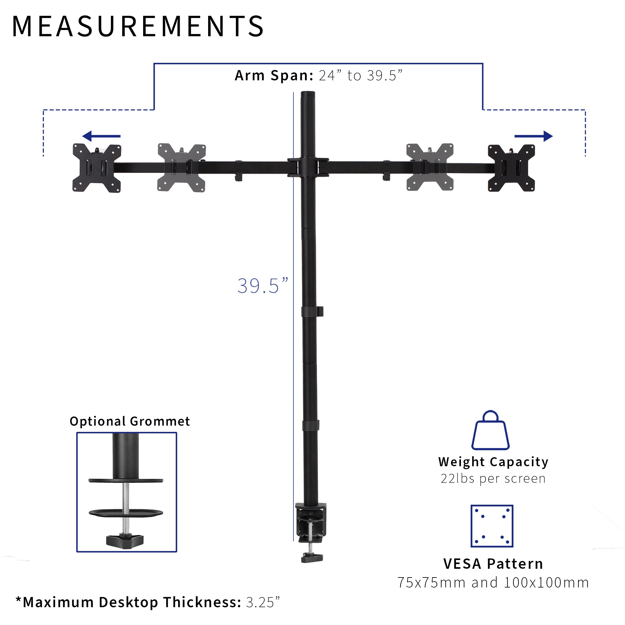 Adjustable Extra Tall 27