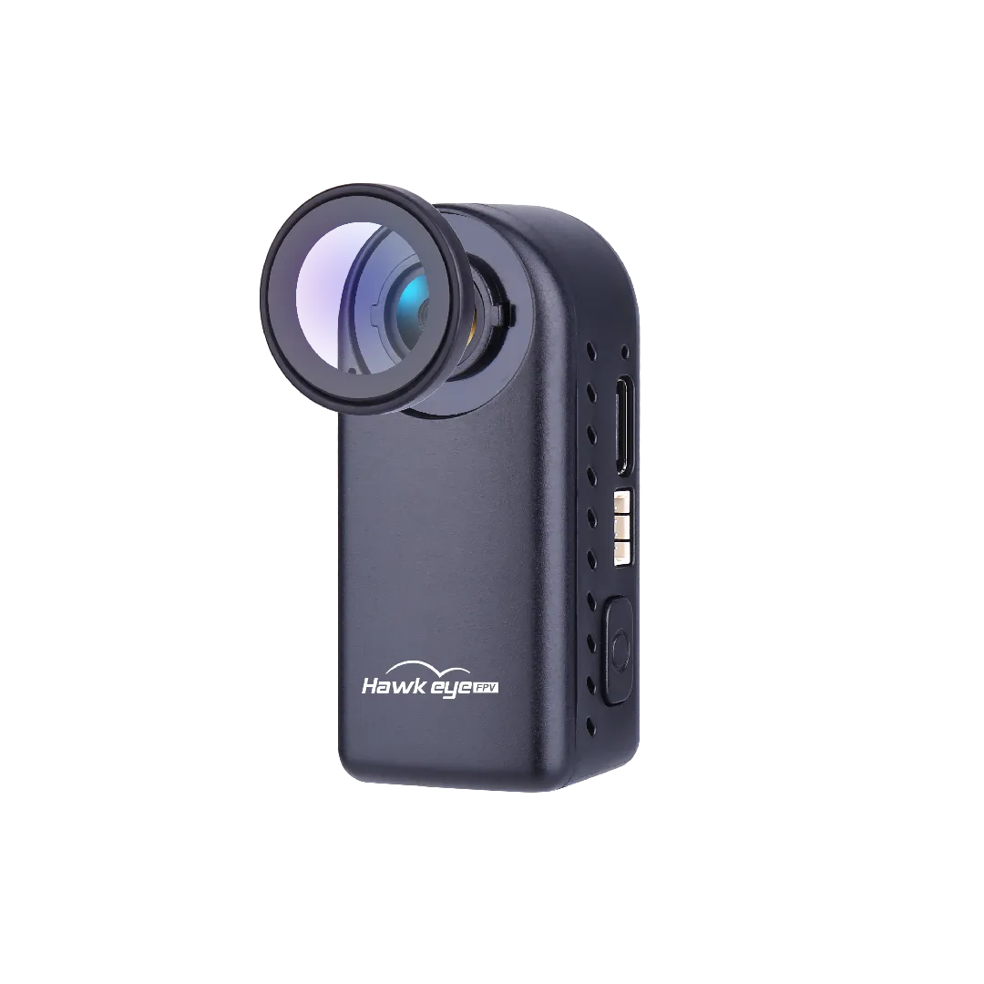 Hawkeye 4K Ultra HD Action Camera - 12MP Sony Sensor, 5-23V, 34.5g Lightweight - Perfect for Pet Monitoring, Sports & Outdoor Adventures