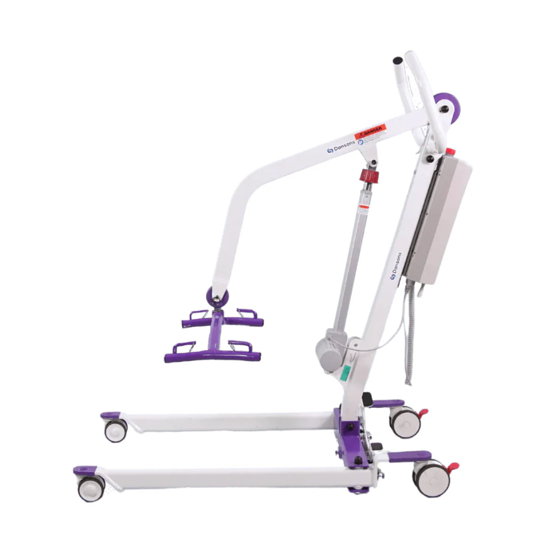 Dansons Medical PL350 Electric Patient Lift - 350 lbs Weight Capacity, Compact & Portable for Home Use - Ideal for Elderly Care, Mobility Assistance & Safe Patient Transfers