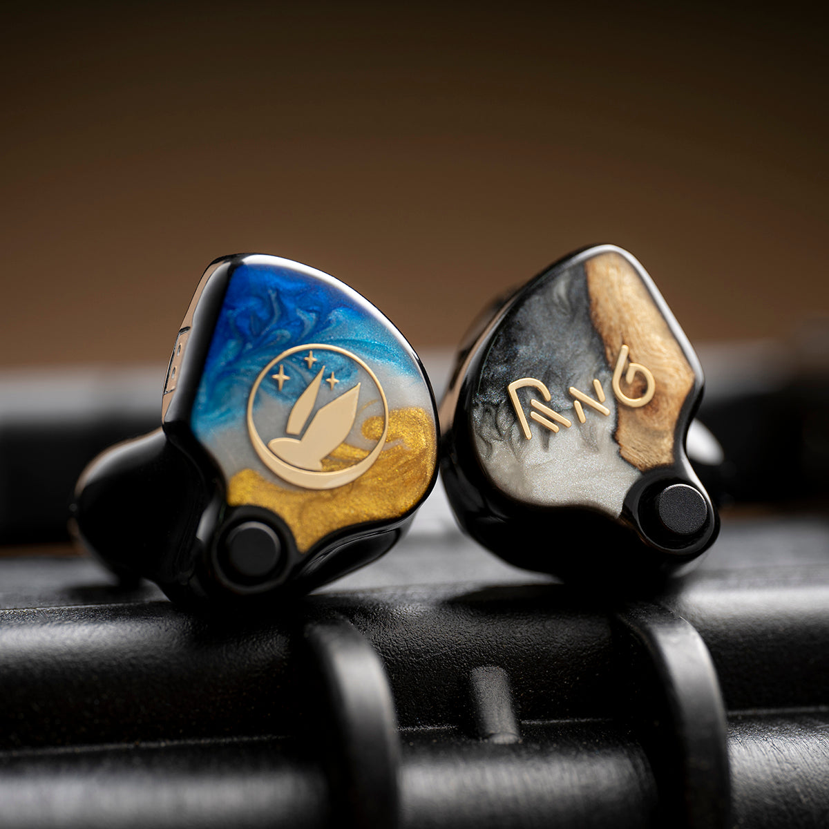 FIR Audio Radon 6 Custom Fit In-Ear Monitors - Premium Audiophile IEMs for Musicians, DJs & Music Lovers - Perfect for Studio Recording, Live Performances & Critical Listening
