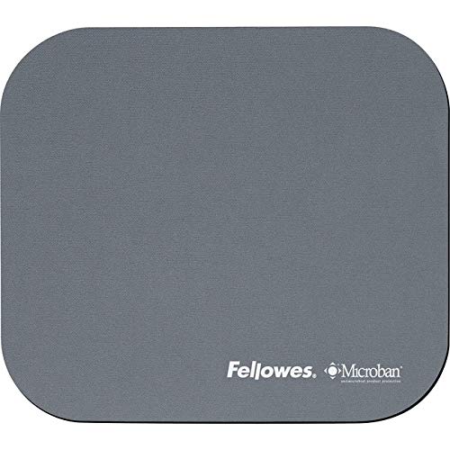 Fellowes Antimicrobial Mouse Pad with Microban Protection - Ergonomic & Non-Slip Desk Accessory for Office, Gaming & Home Workspaces