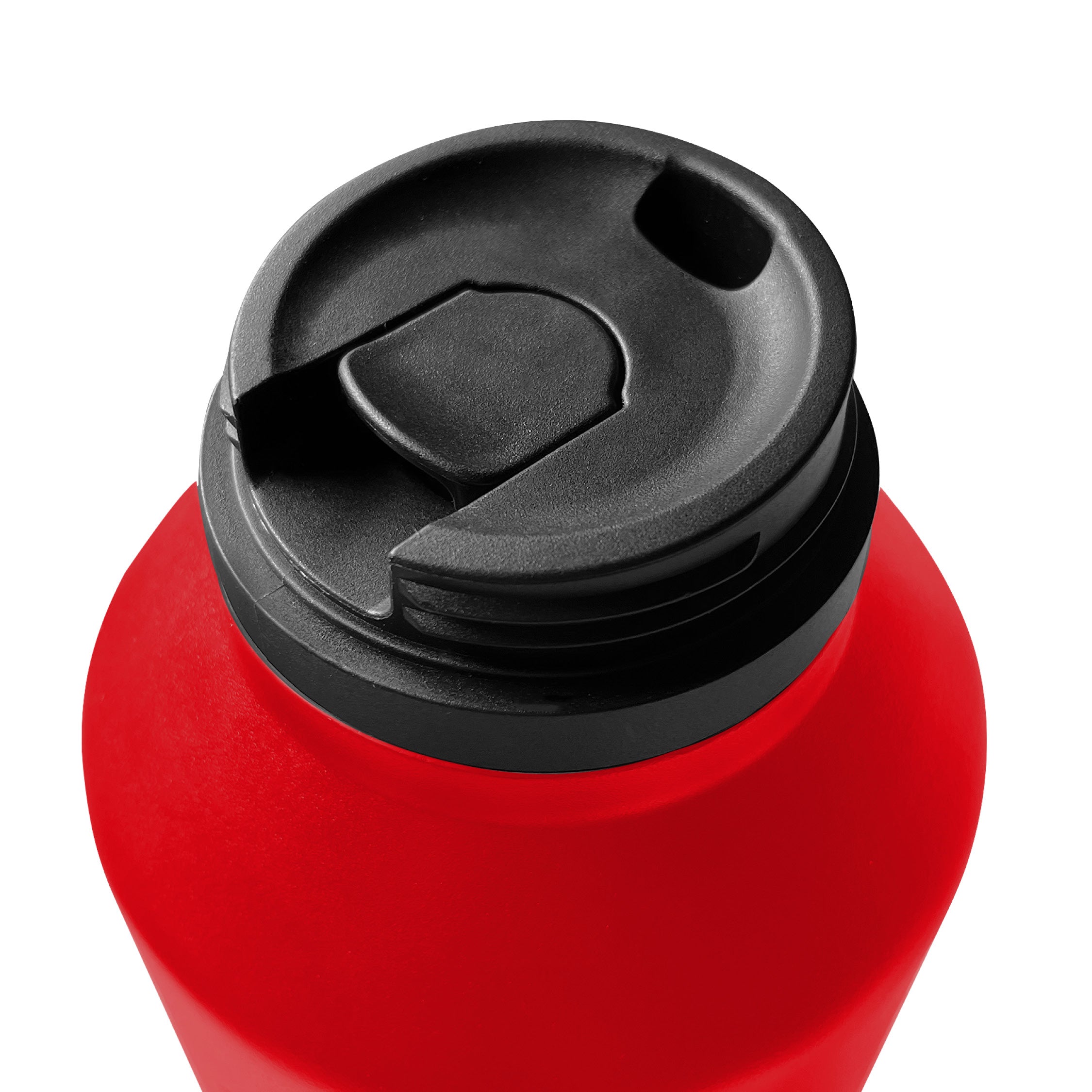 2L Insulated Water Bottle - Stainless Steel Vacuum Flask, Keeps Drinks Hot/Cold for 24 Hours - Leakproof & Durable for Outdoor, Gym, Hiking, Camping (Red)