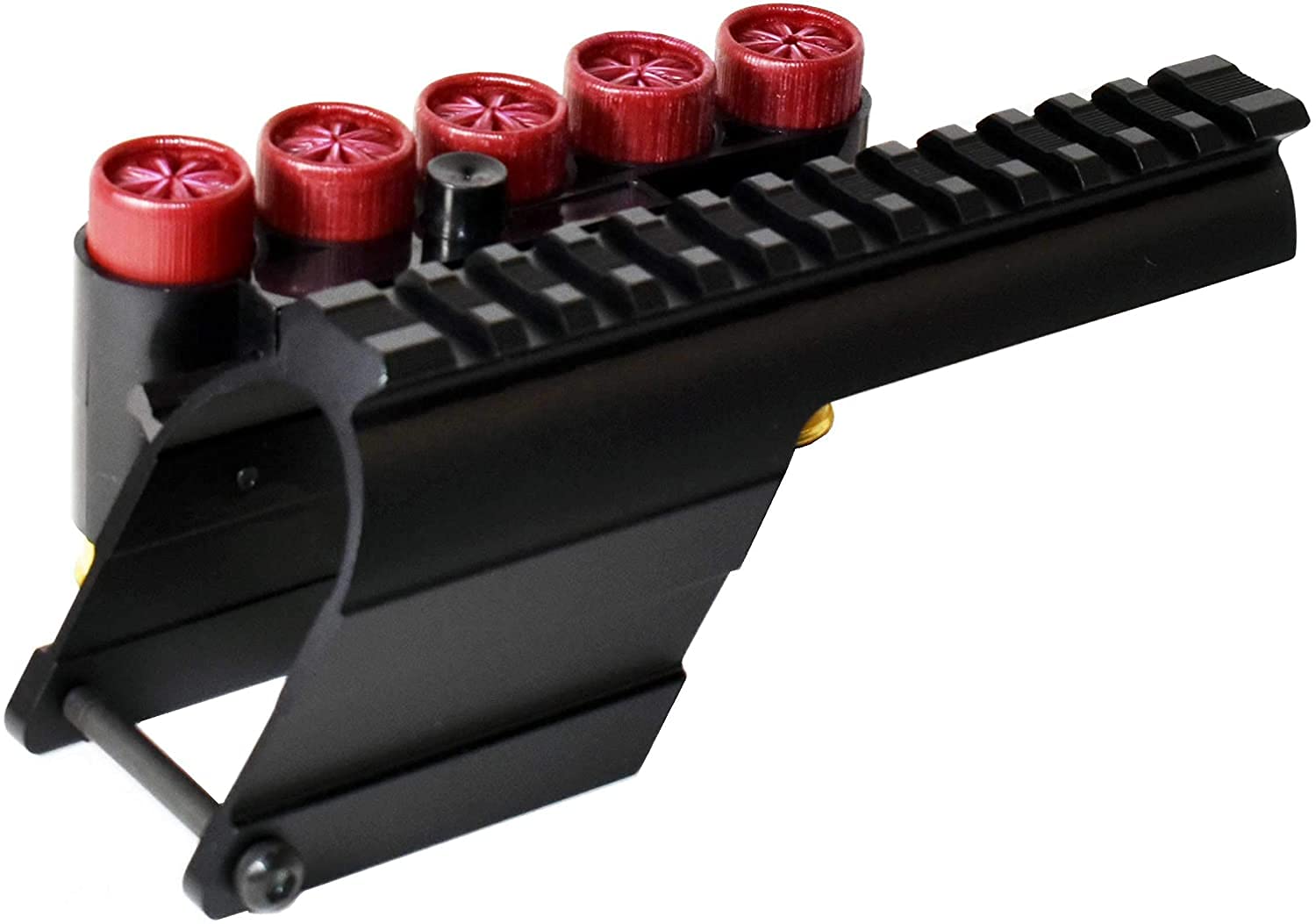 Trinity Picatinny Rail Optic Mount & Shell Holder Combo for Mossberg 500 & Maverick 88 12 Gauge Shotguns - Perfect for Hunting, Tactical Shooting & Home Defense