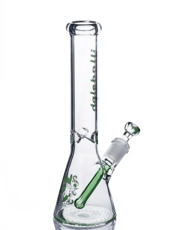 14mm Glass Beaker Bong Water Pipe with Bowl - Portable & Durable for Smooth Smoking Sessions at Home, Parties, or Travel