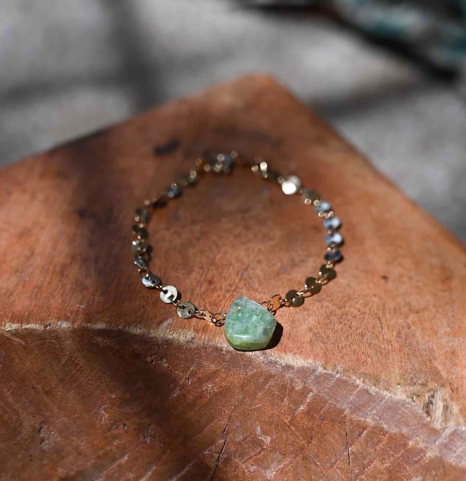 Follow Your Truth Kyanite Silver Coin Bracelet - Genuine Sterling Silver Healing Crystal Bracelet for Women, Stress Relief & Positive Energy - Perfect for Meditation, Yoga & Spiritual Gifts