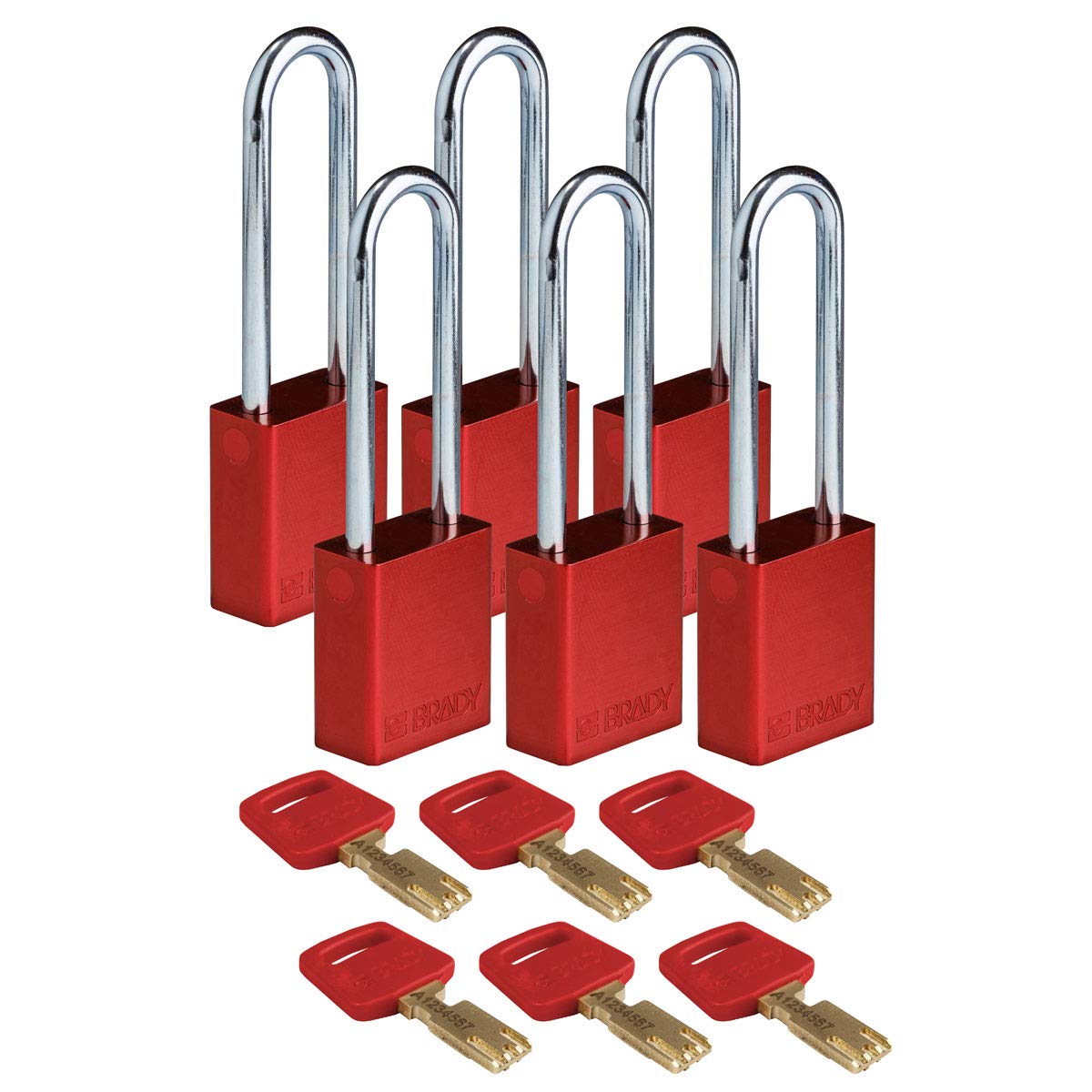 Brady SafeKey Lockout Padlock - 3.0