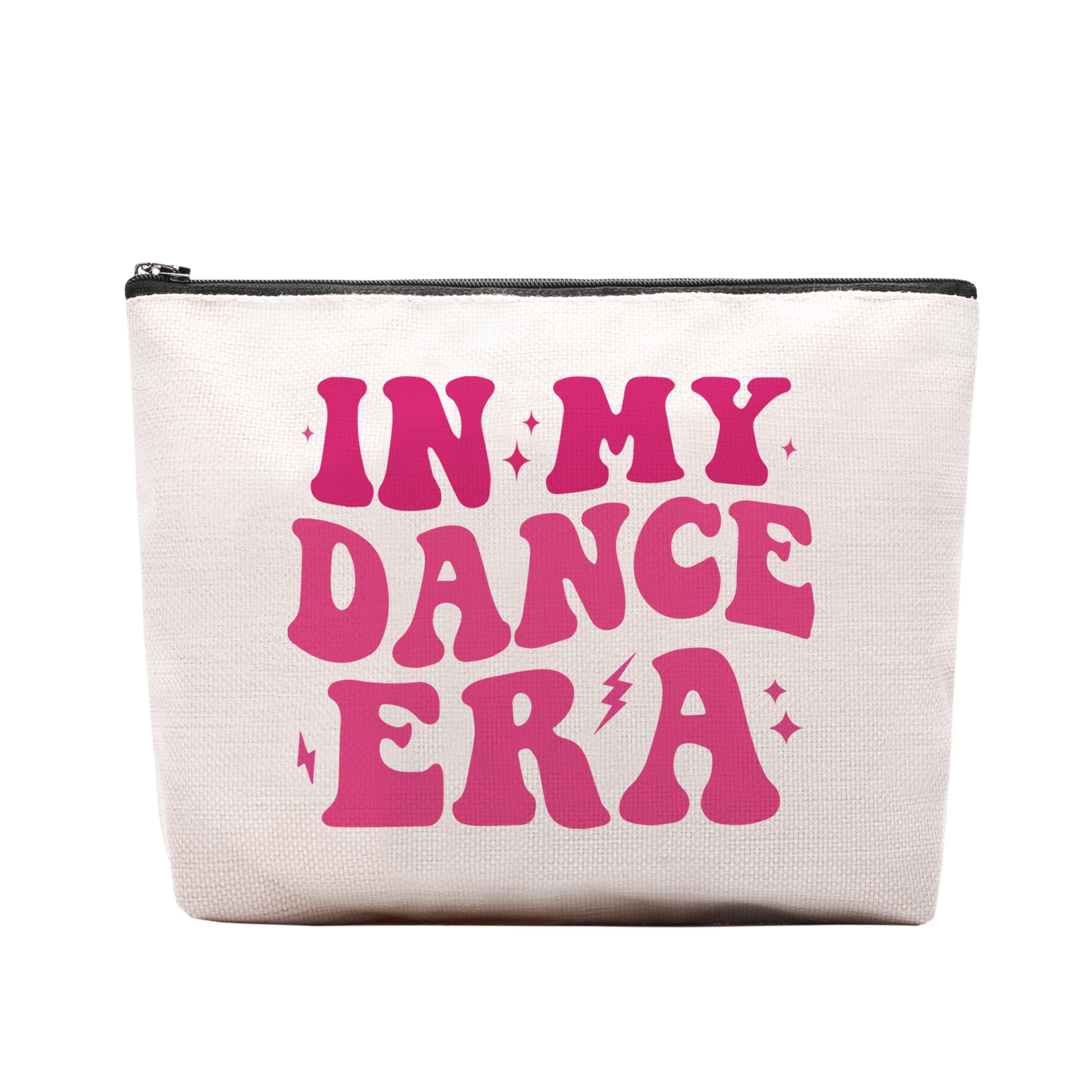 Dance Makeup Bag - Stylish Cosmetic Pouch for Dancers, Dance Teachers & Team Coaches | Perfect Birthday Gift for Women in Dance | Great for Dance Classes, Competitions & Backstage Organization