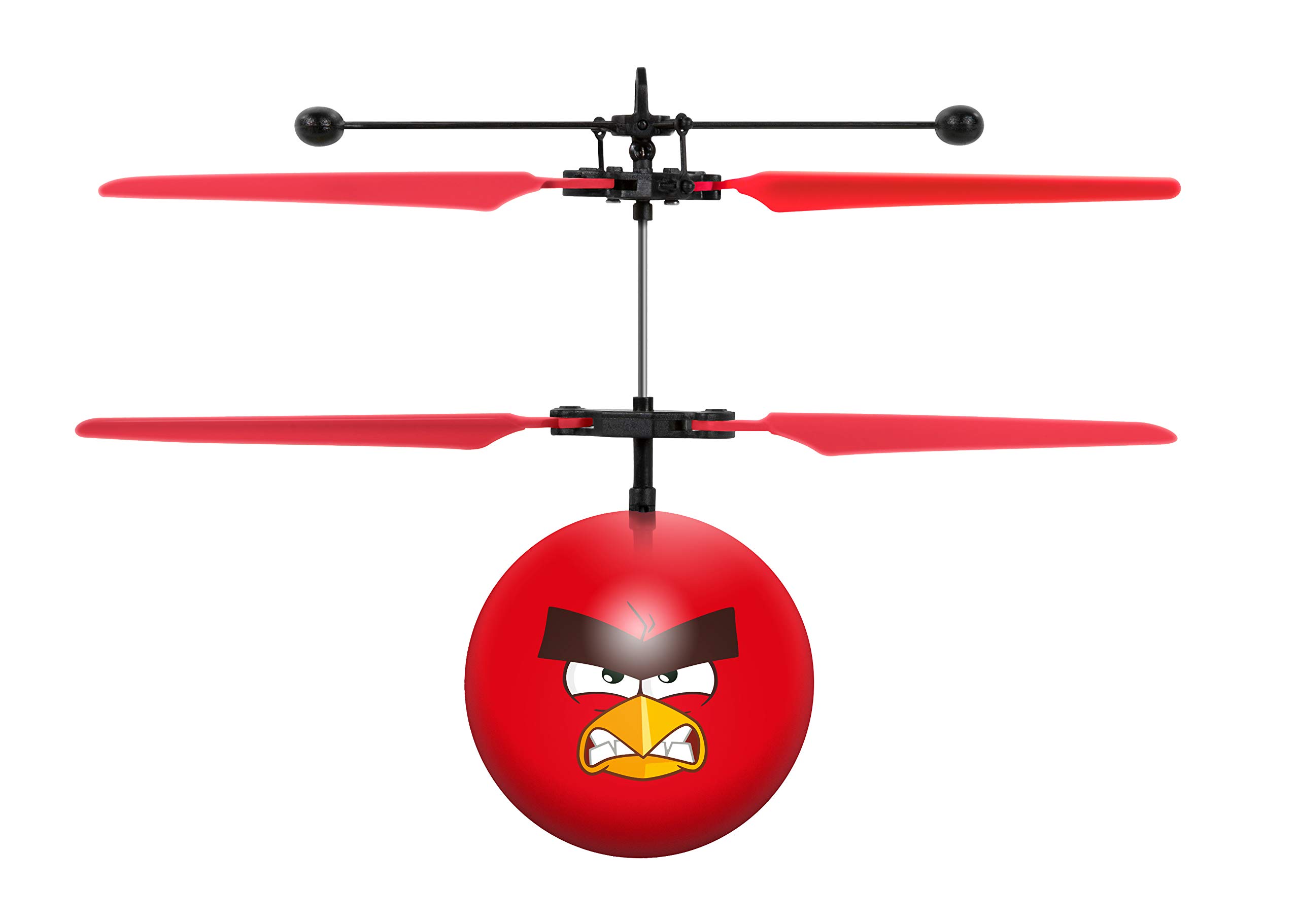 Angry Birds Movie Red IR UFO Ball Helicopter Toy - Remote Control Flying Drone for Kids, Boys & Girls - Fun Indoor & Outdoor Play, Birthday Gift Idea, Party Favor