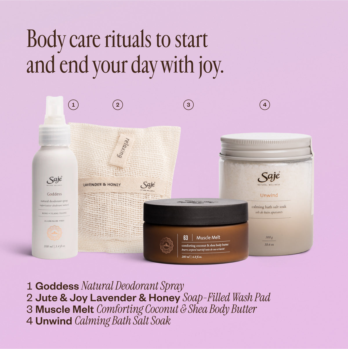 Body Bliss Best of Body Care Bundle - Organic Skincare Set for Hydration & Glow | Perfect for Daily Routine & Spa Days