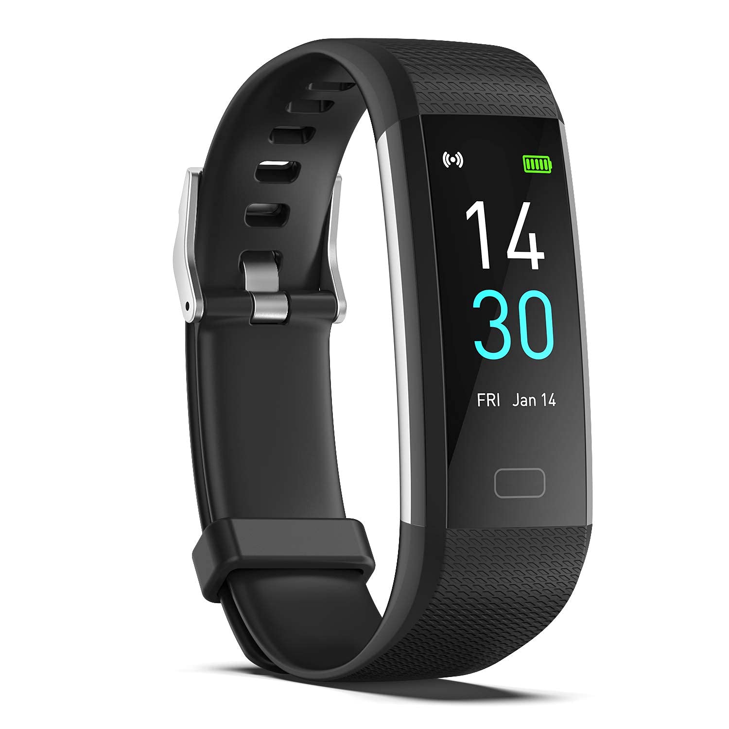 ENGERWALL Fitness Tracker with Step Counter, Calorie Tracker & Heart Rate Monitor | IP68 Waterproof Activity Tracker with Sleep Monitor & Stopwatch | Smart Watch Pedometer for Women, Men & Kids | Perfect for Running, Gym Workouts & Daily Activity Tracking