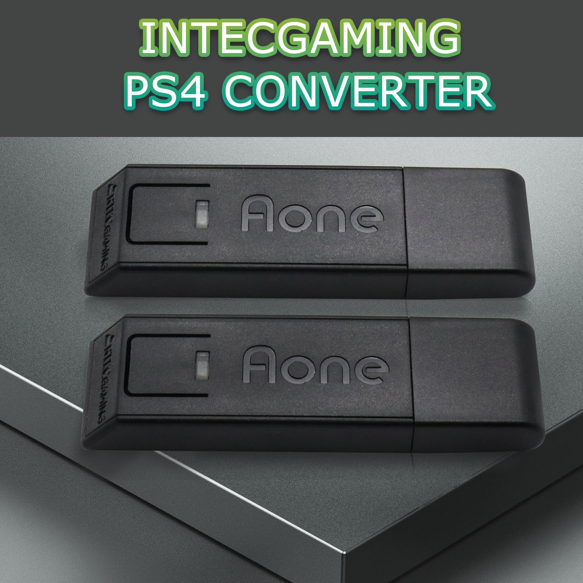 **PS4 to Switch Fighting Stick Converter - Wireless Adapter for IntecGaming & Arcade1up Fighting Sticks on PS4 & Arcade1up Cabinets (2-Pack) - Perfect for Multiplayer Gaming & Arcade Battles**