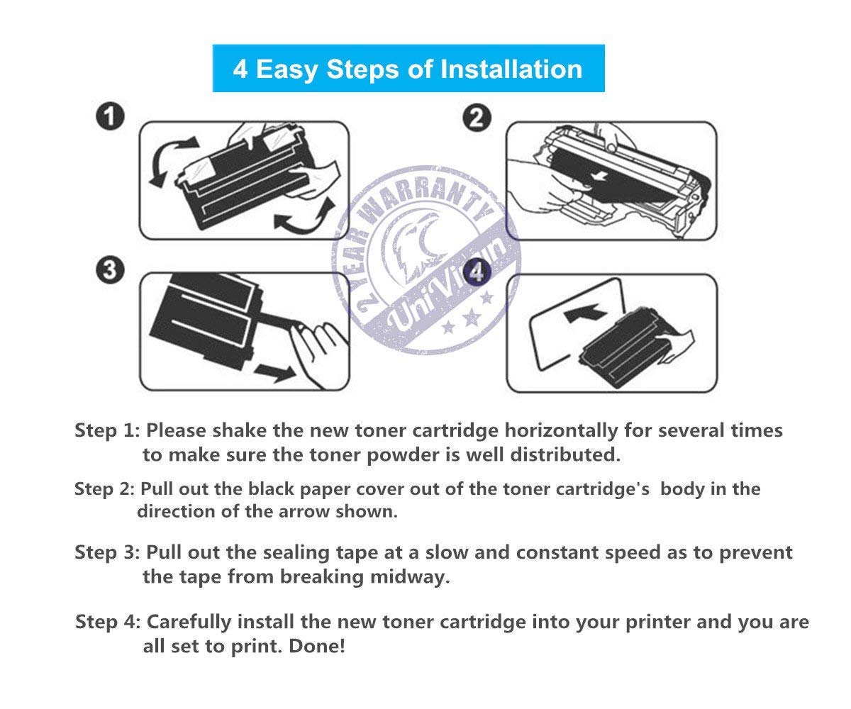 Compatible Dell B2360 Toner Cartridge - High Yield 8,500 Pages - For B2360dn/B3460dn Printers - Office & Home Use