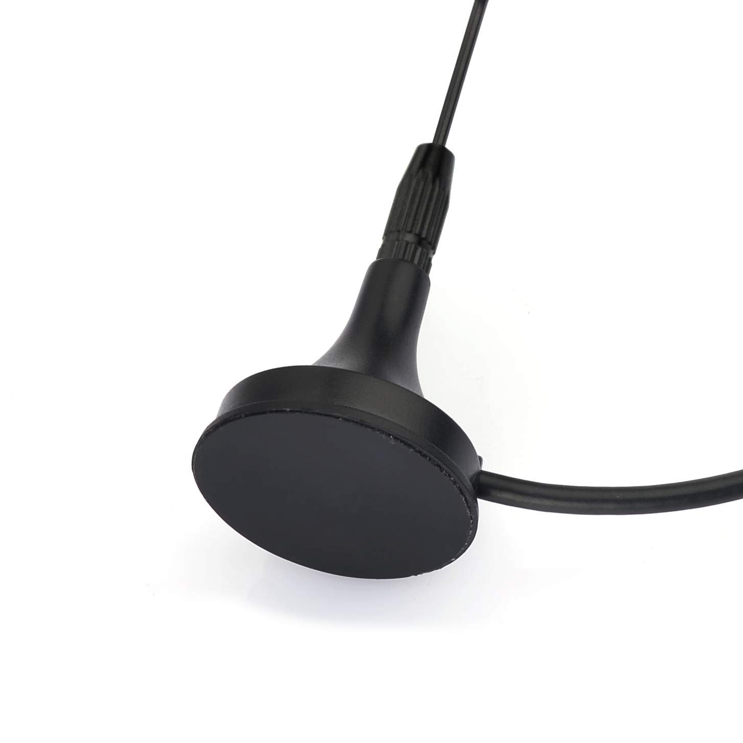 Bingfu Universal Car Antenna with MCX Connector & Magnetic Base - Compatible with Vehicle, Truck, SUV, RV, Marine Boat - Car Stereo Antenna for Radio Head Unit, CD Media Receiver Player - Perfect for Road Trips & Off-Road Adventures