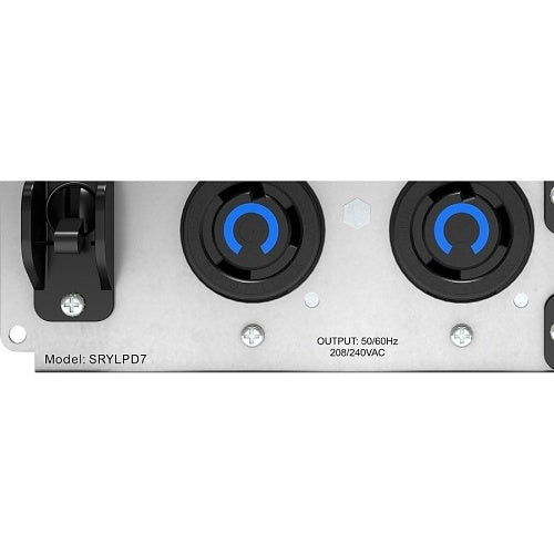 APC SRYLPD7 Backplate Kit with 3x NEMA L6-20R Outlets for Smart UPS Modular Ultra - Ideal for Data Center, Server Room & Network Equipment Power Distribution