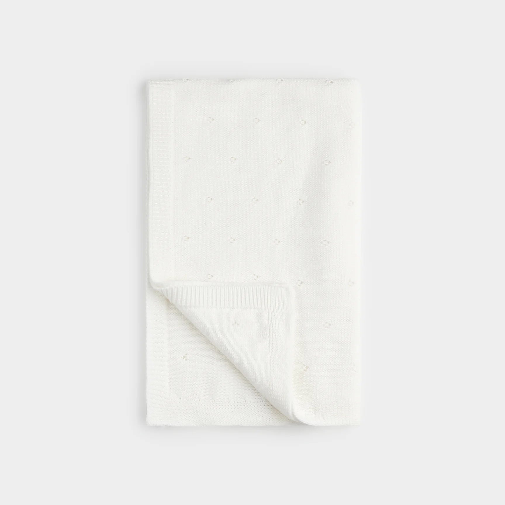 Premium Organic Cotton Swaddle Blanket for Babies - Soft & Breathable Off White Blanket for Newborns, Infants & Toddlers - Perfect for Swaddling, Nursing & Comforting