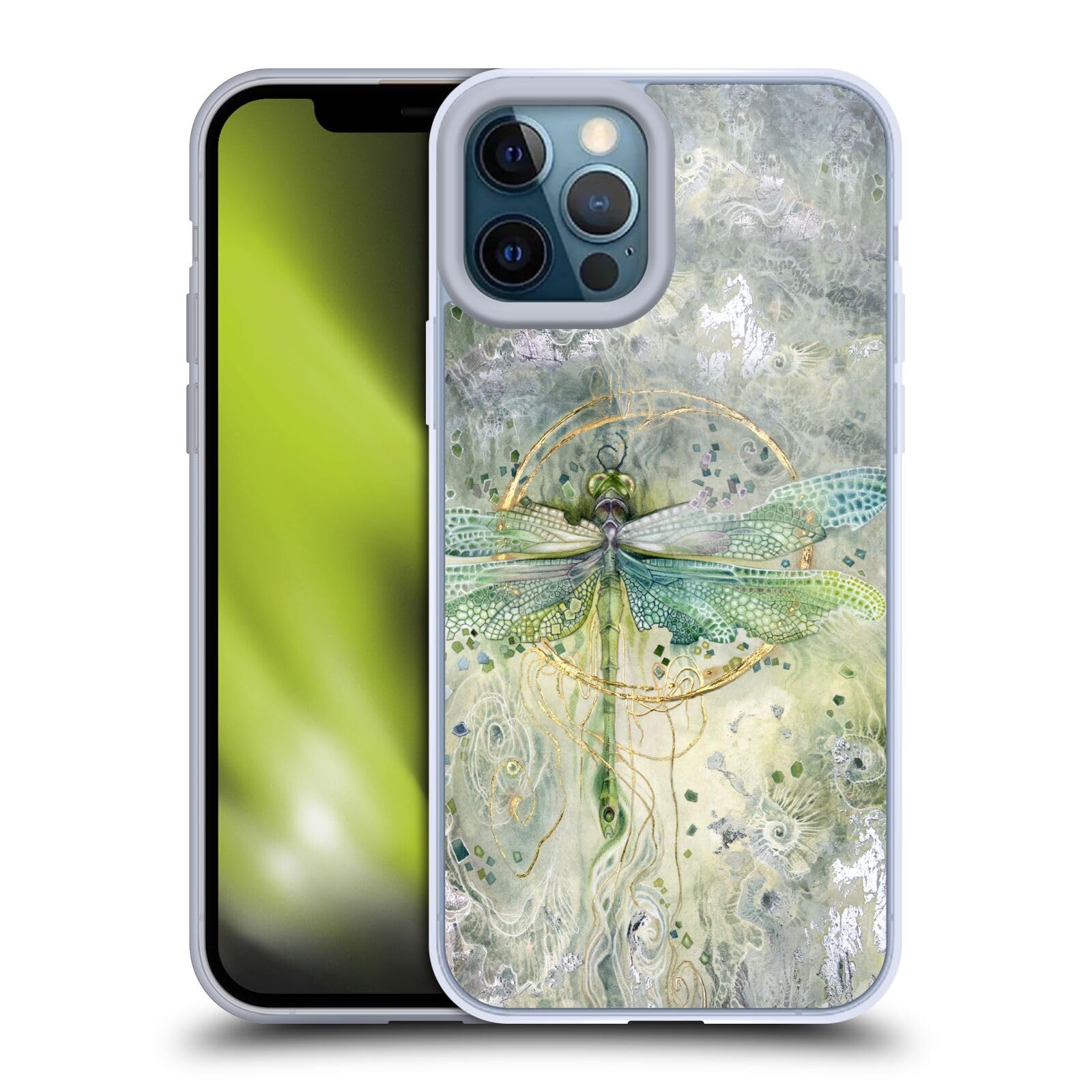 Official Stephanie Law Transition Immortal Ephemera Soft Gel Case for iPhone 12 Pro Max - Licensed Art Design, Slim Protective Phone Cover - Perfect for Daily Use, Travel & Gift Giving