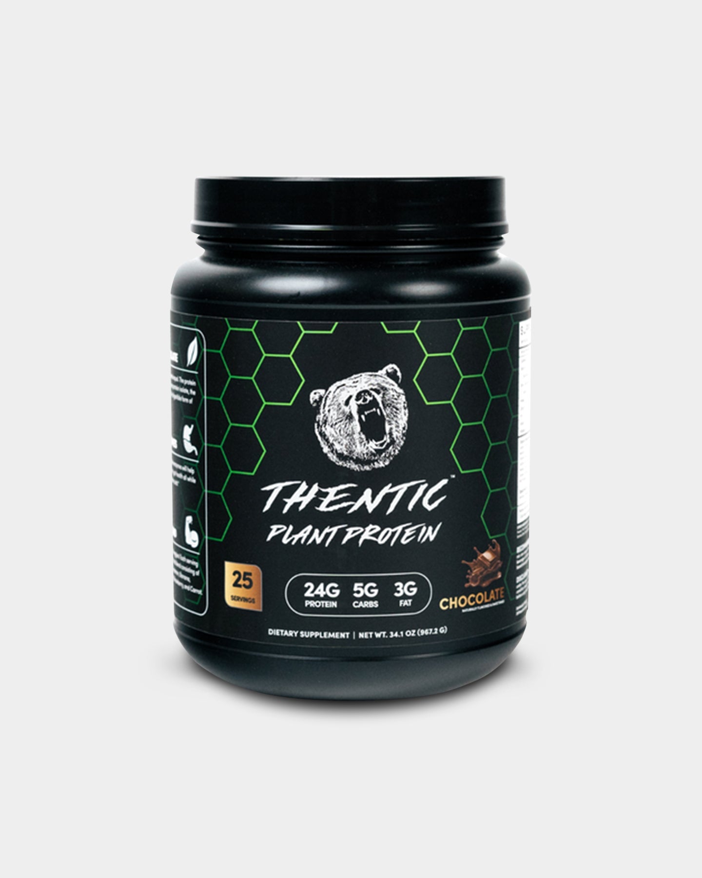 Organic Plant Protein Powder - Vegan Protein Supplement for Muscle Recovery & Weight Loss | Ideal for Smoothies, Baking & Post-Workout Nutrition