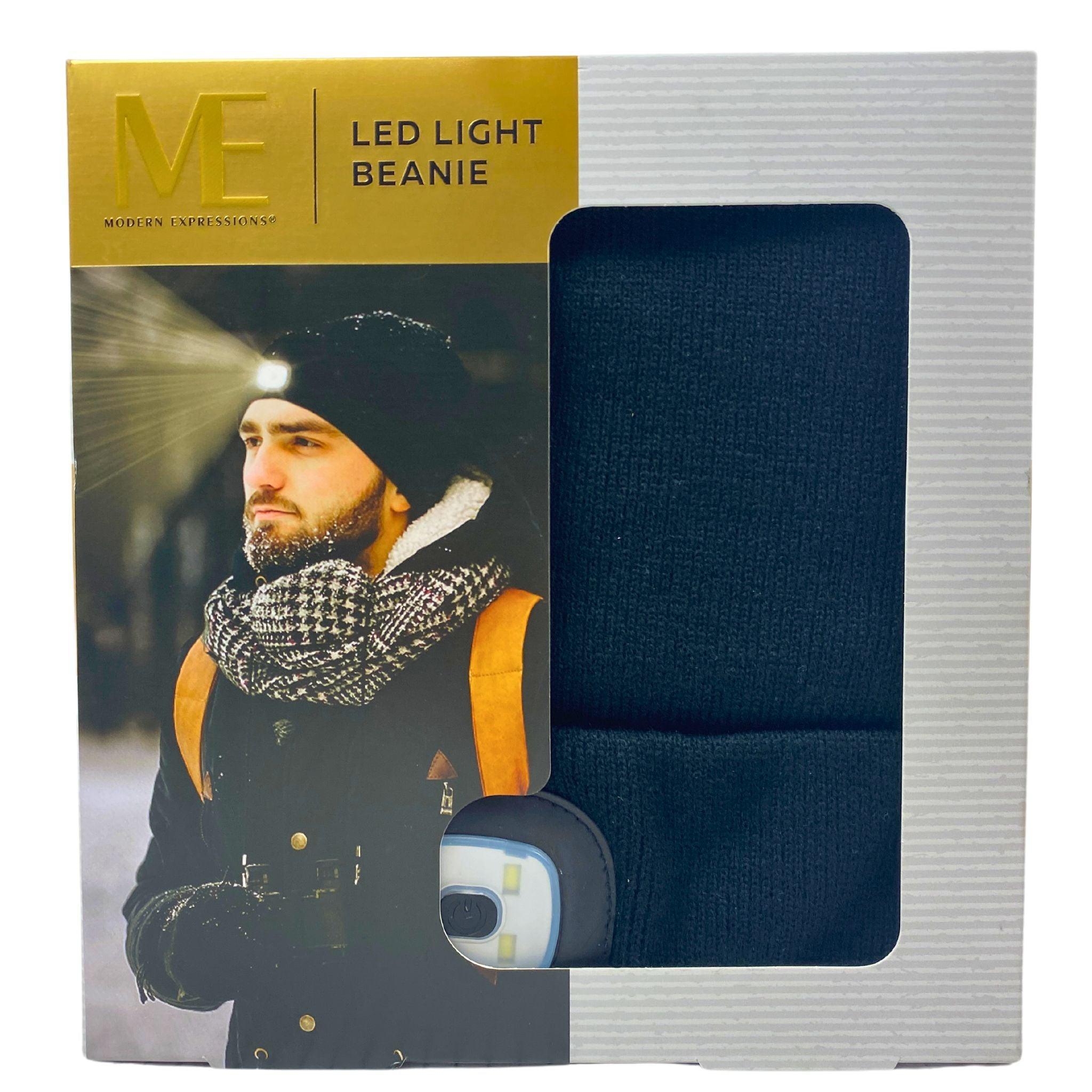 Modern Expressions LED Light Beanie Ultra - 24 Pack | USB Rechargeable Winter Hat with 7 Color Changing Lights | Perfect for Christmas Gifts, Outdoor Activities & Night Events