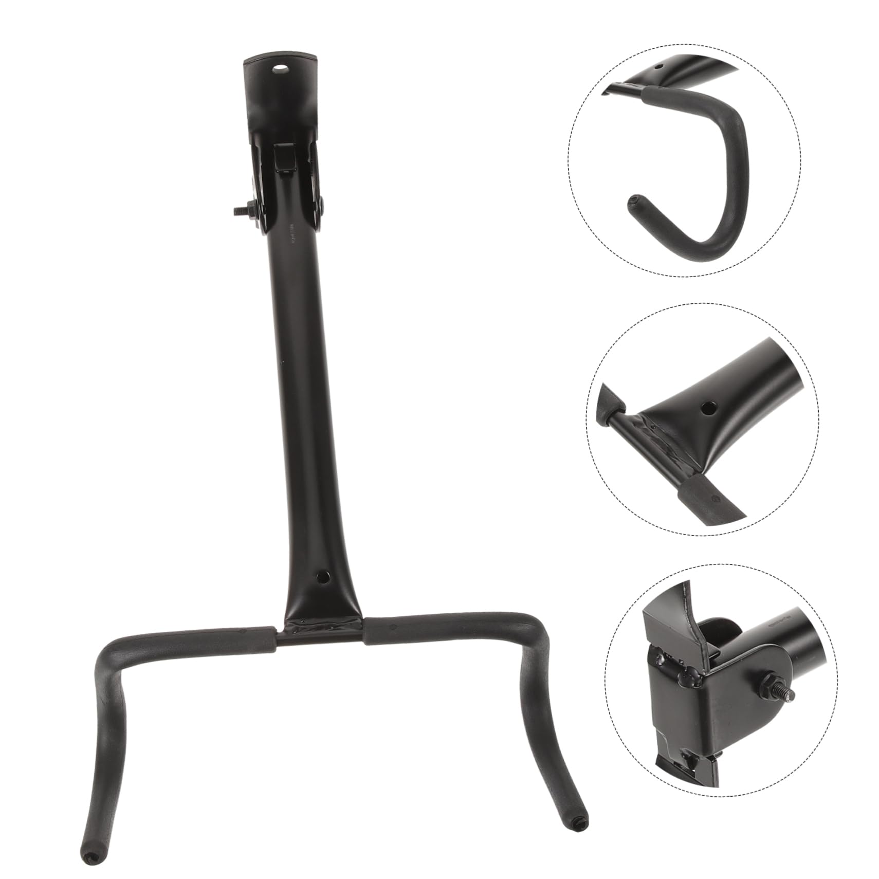 CAXUSD Heavy Duty Wall Mounted Bike Storage Rack - Space Saving Bicycle Hooks for Garage, Basement & Home Organization - Perfect for Indoor Cycling Equipment Storage & Garage Wall Organization