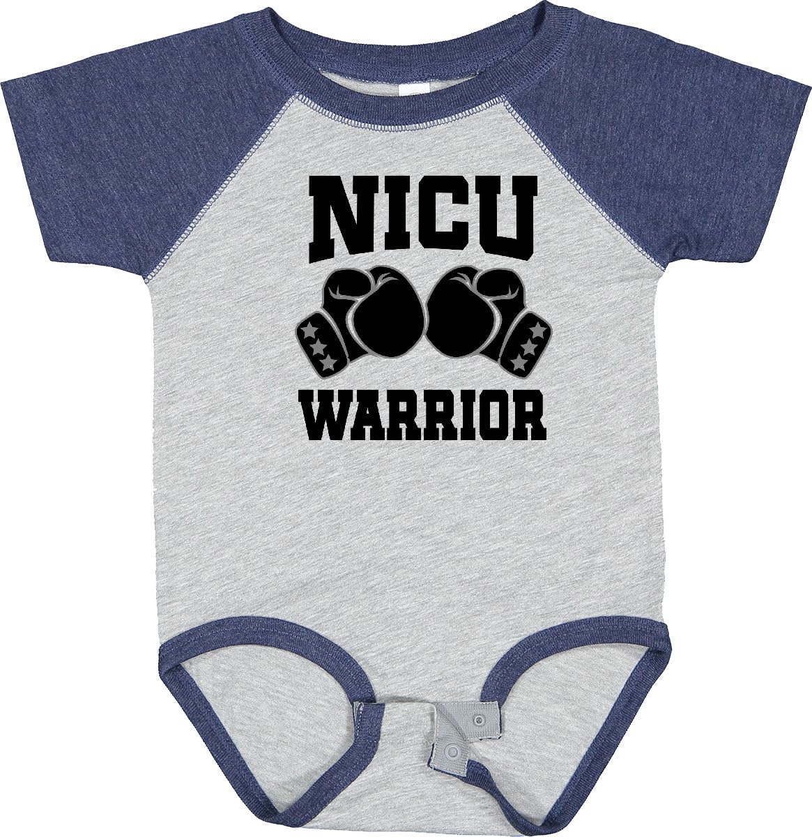 Inktastic NICU Warrior Baby Boy Bodysuit - Soft Cotton Onesie for Newborns & Infants - Perfect for NICU Graduation, Baby Showers & Hospital Photos