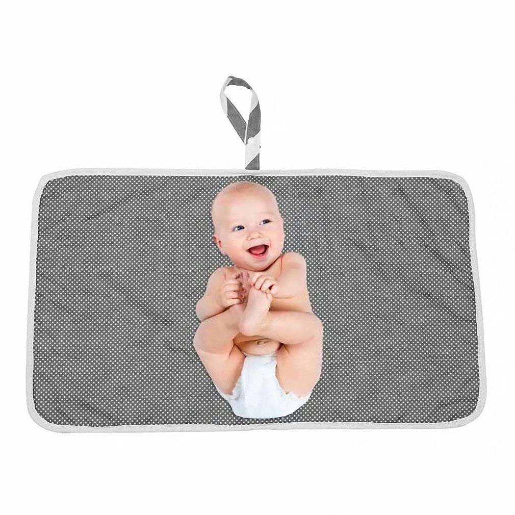 Washable Reusable Breathable Diaper Changing Pad - Portable Travel Baby Changing Mat for Infants - Perfect for Nursery, Daycare & On-the-Go Diaper Changes