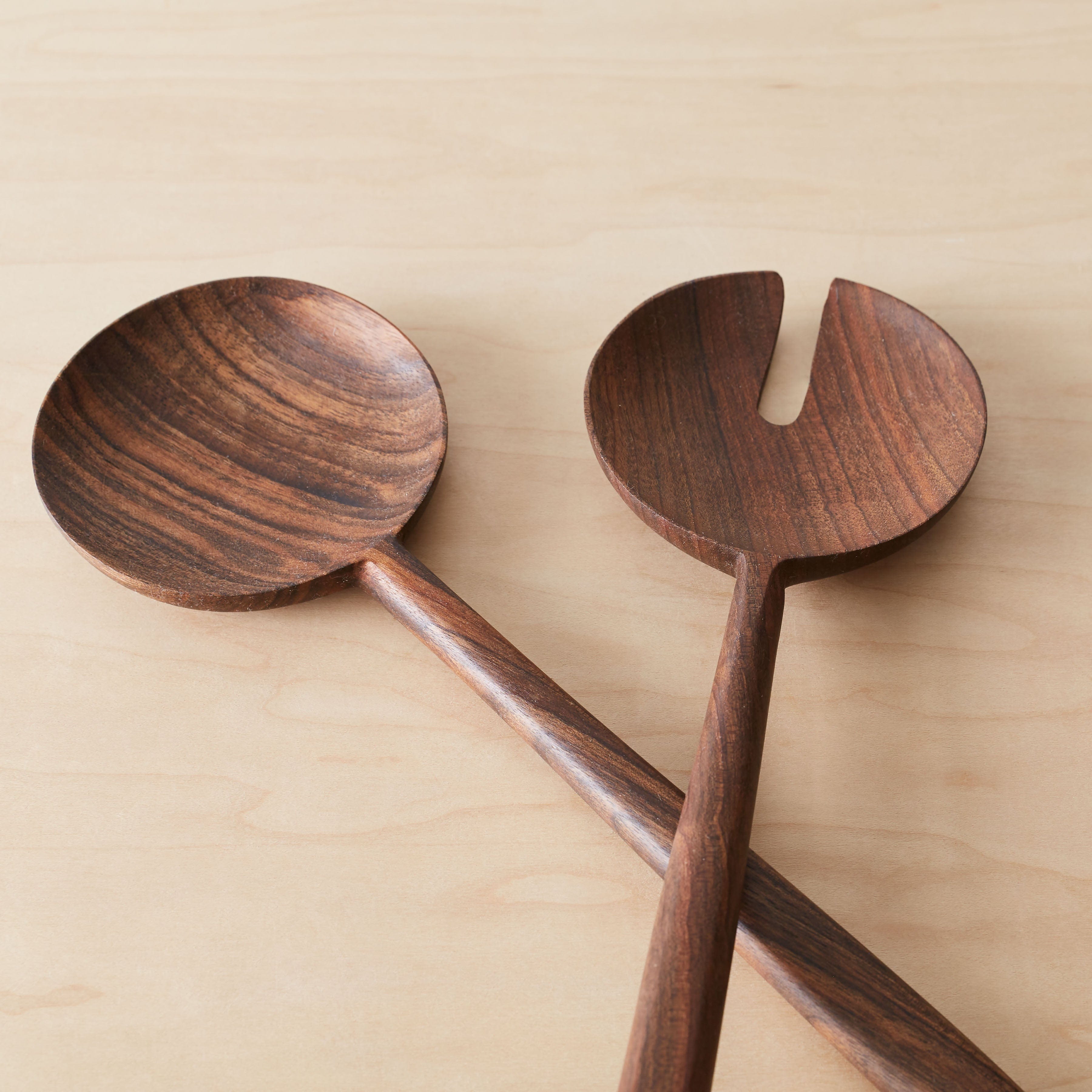 Premium Kareem Salad Servers Set of 2 - Stainless Steel Serving Utensils for Fresh Salads, Pasta & Side Dishes - Perfect for Dinner Parties, BBQs & Healthy Meal Prep