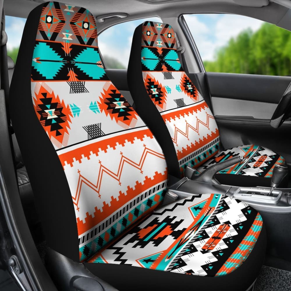 Aztec Design Car Seat Covers - Premium Custom Fit for Cars, Trucks & SUVs | Stylish Protection for Daily Commute, Road Trips & Adventure Travel