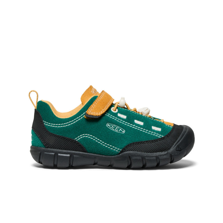 Little Kids' Jasper II Sneakers | Aventurine Green & Oak Buff Casual Shoes for Boys & Girls - Perfect for School, Play & Everyday Comfort
