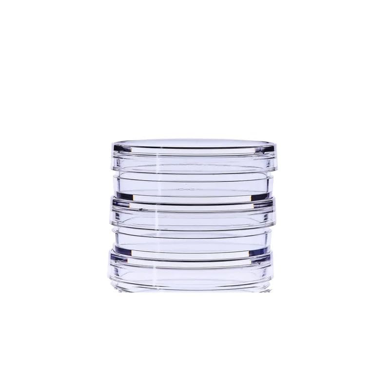 35x10mm Sterile Petri Dishes - 10 Dishes per Sleeve, 500 per Unit | Lab-Grade for Microbiology, Cell Culture & Scientific Research