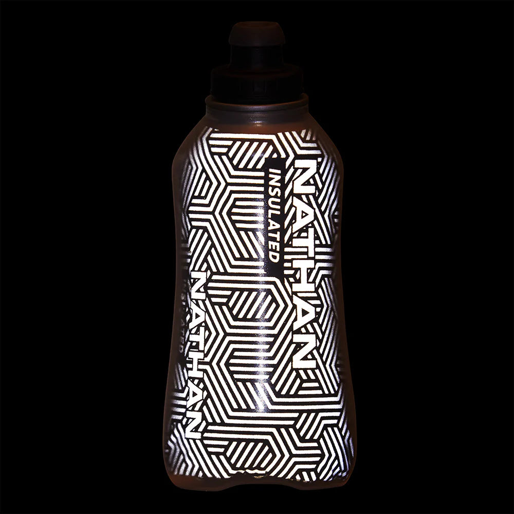 SpeedDraw 2 Insulated Stainless Steel Water Bottle 18oz - Leak Proof, Double Wall Vacuum Flask for Hot & Cold Drinks - Perfect for Gym, Hiking, Travel & Office (Black/Reflective Silver)